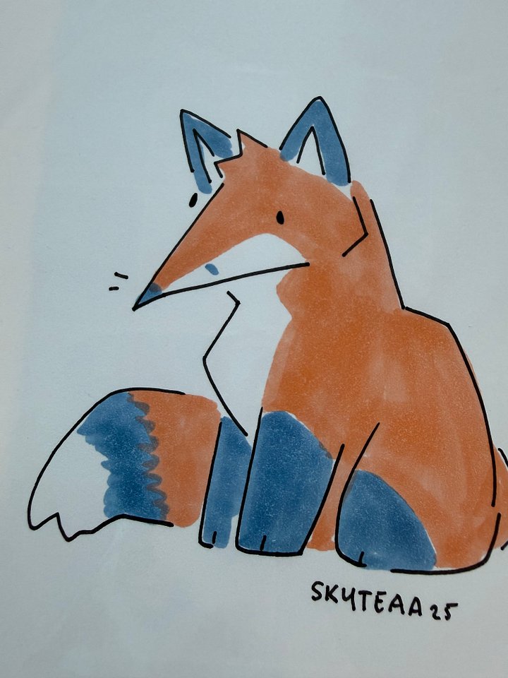Silly Fox Original Artwork product image (1)