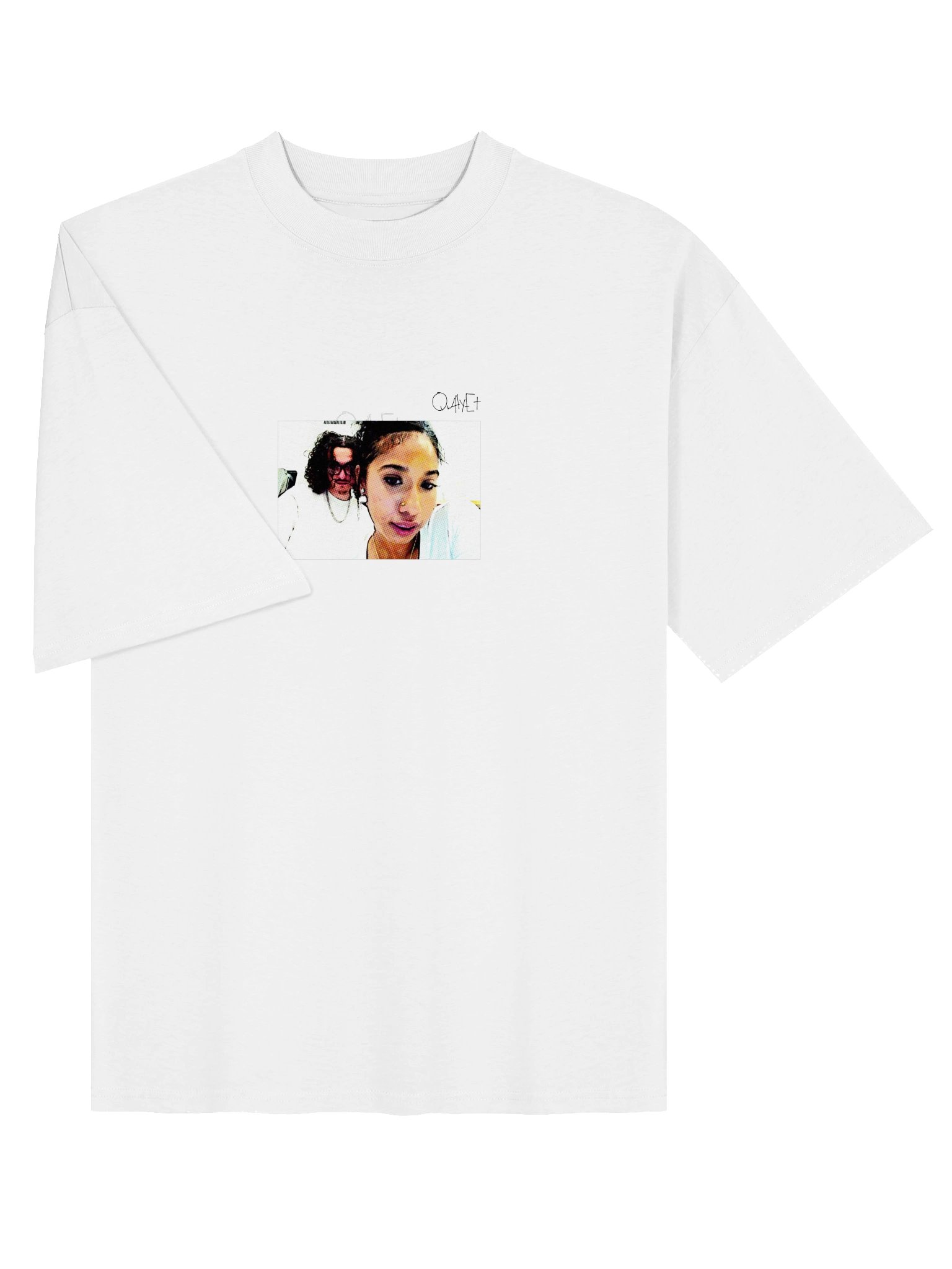 QWHYET Web Cam Oversized Tee (Black Logo) product image (3)