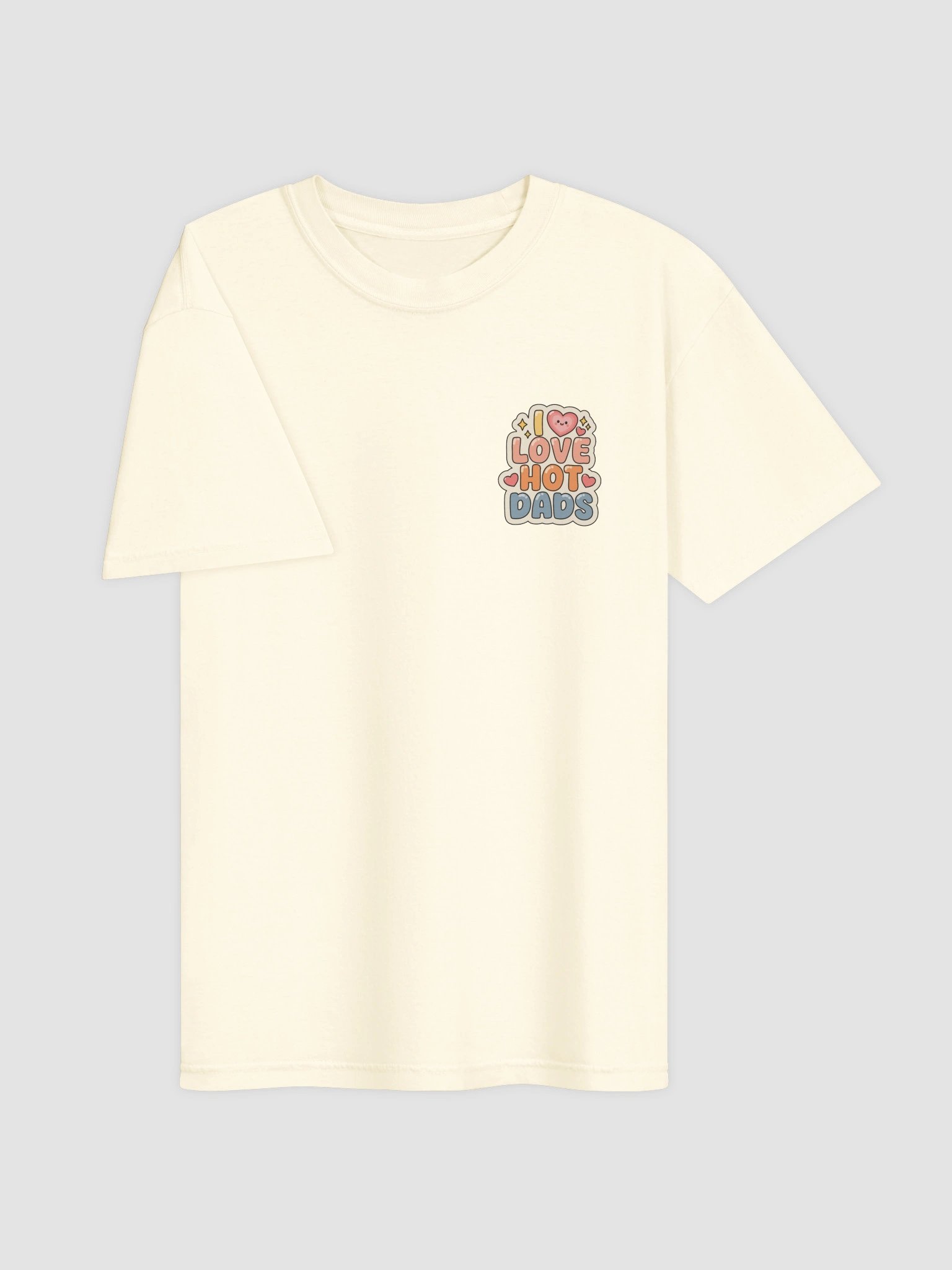 I Love Hot Dads T Shirt (Relaxed Fit) product image (3)