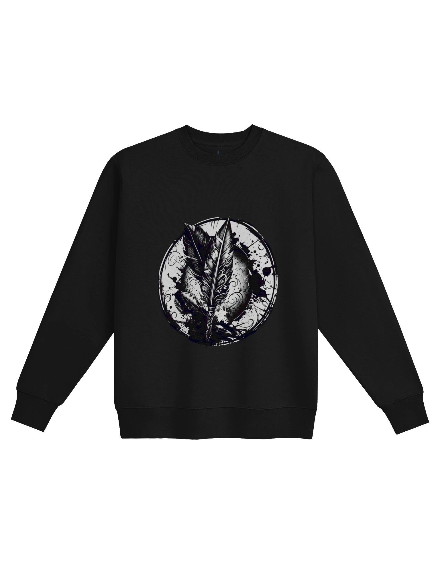 Distressed Logo Hem Crewneck product image (1)