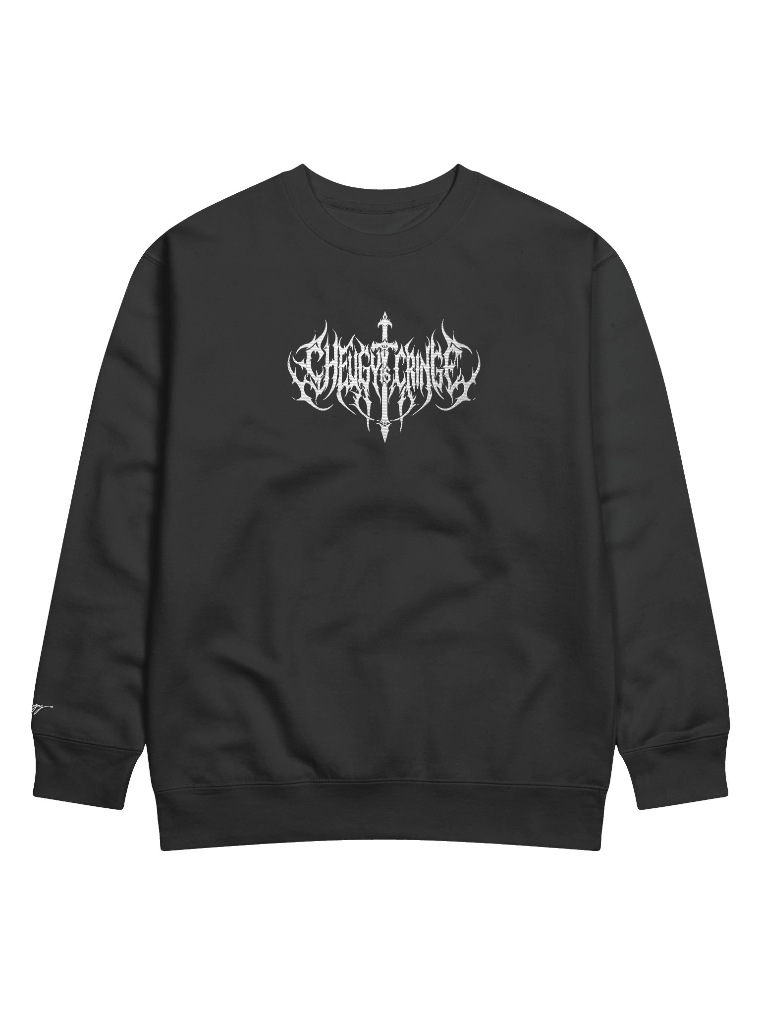 Cheugy is Cringe Crew Neck Sweatshirt product image (3)