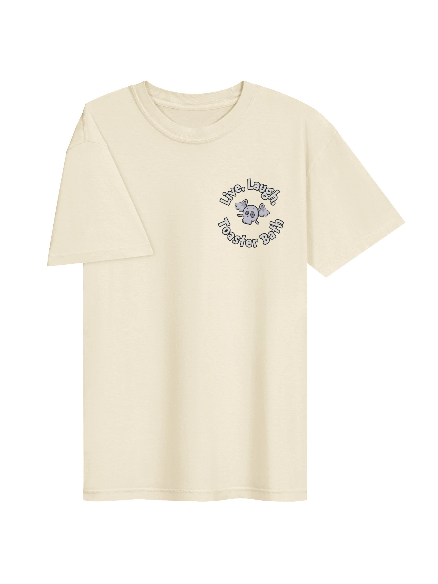 Live Laugh Toaster Bath Tee product image (22)