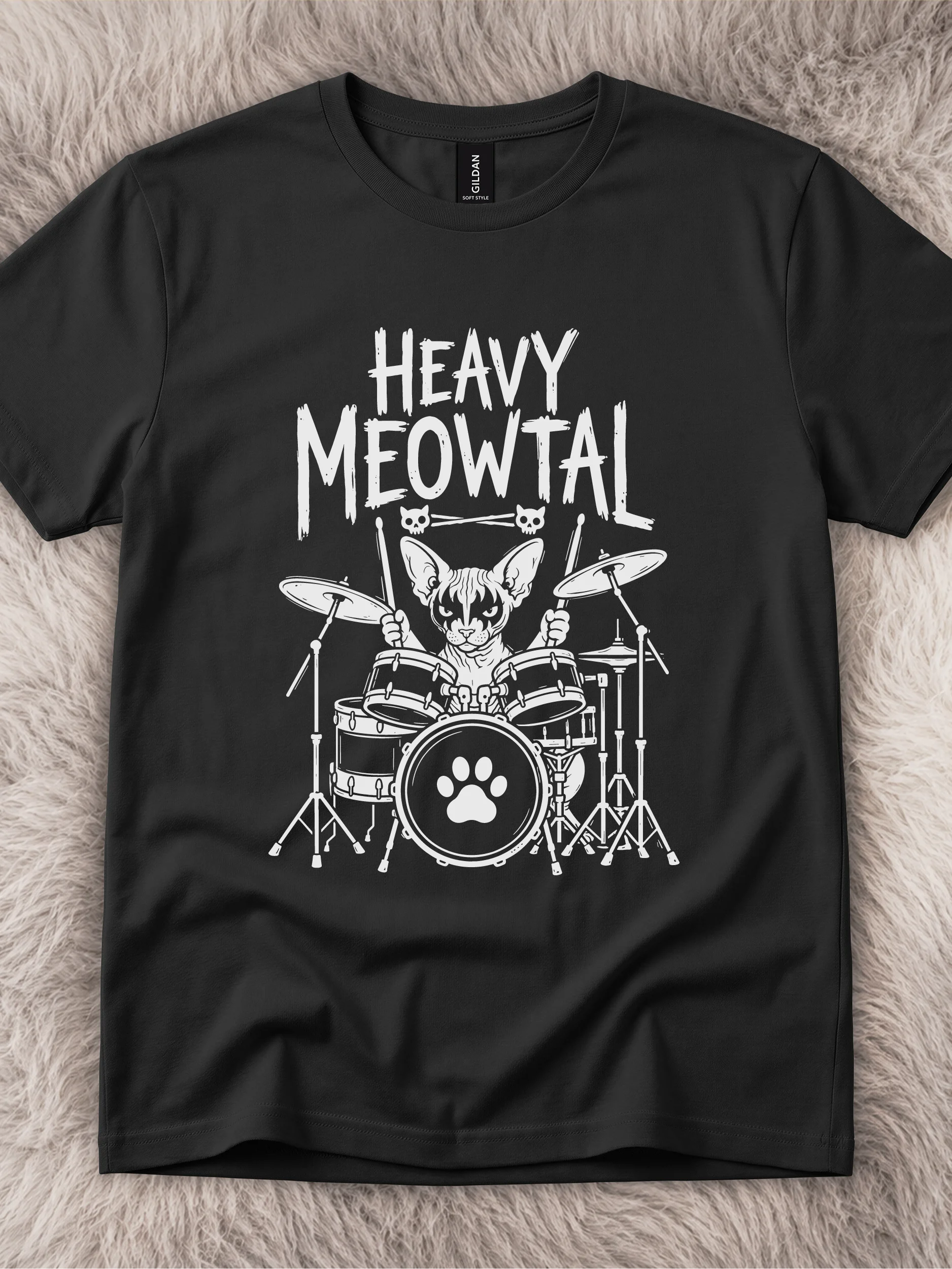 Heavy Meowtal Tee product image (1)