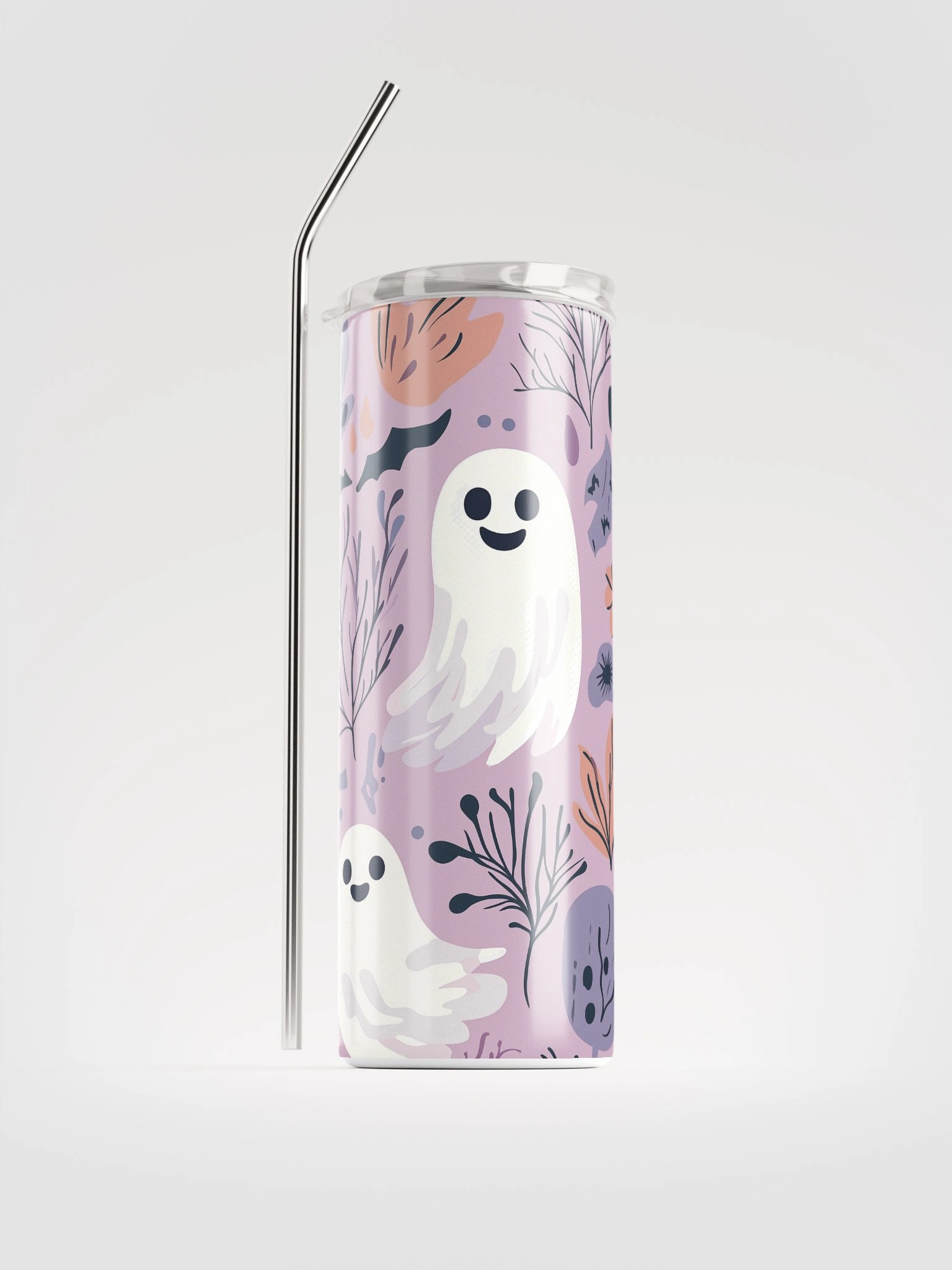 Lilac Ghosts Stainless Steel Tumbler product image (1)