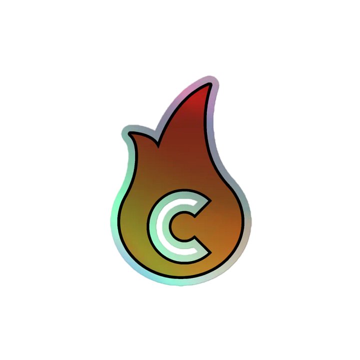Logo V1 Holographic Sticker product image (2)