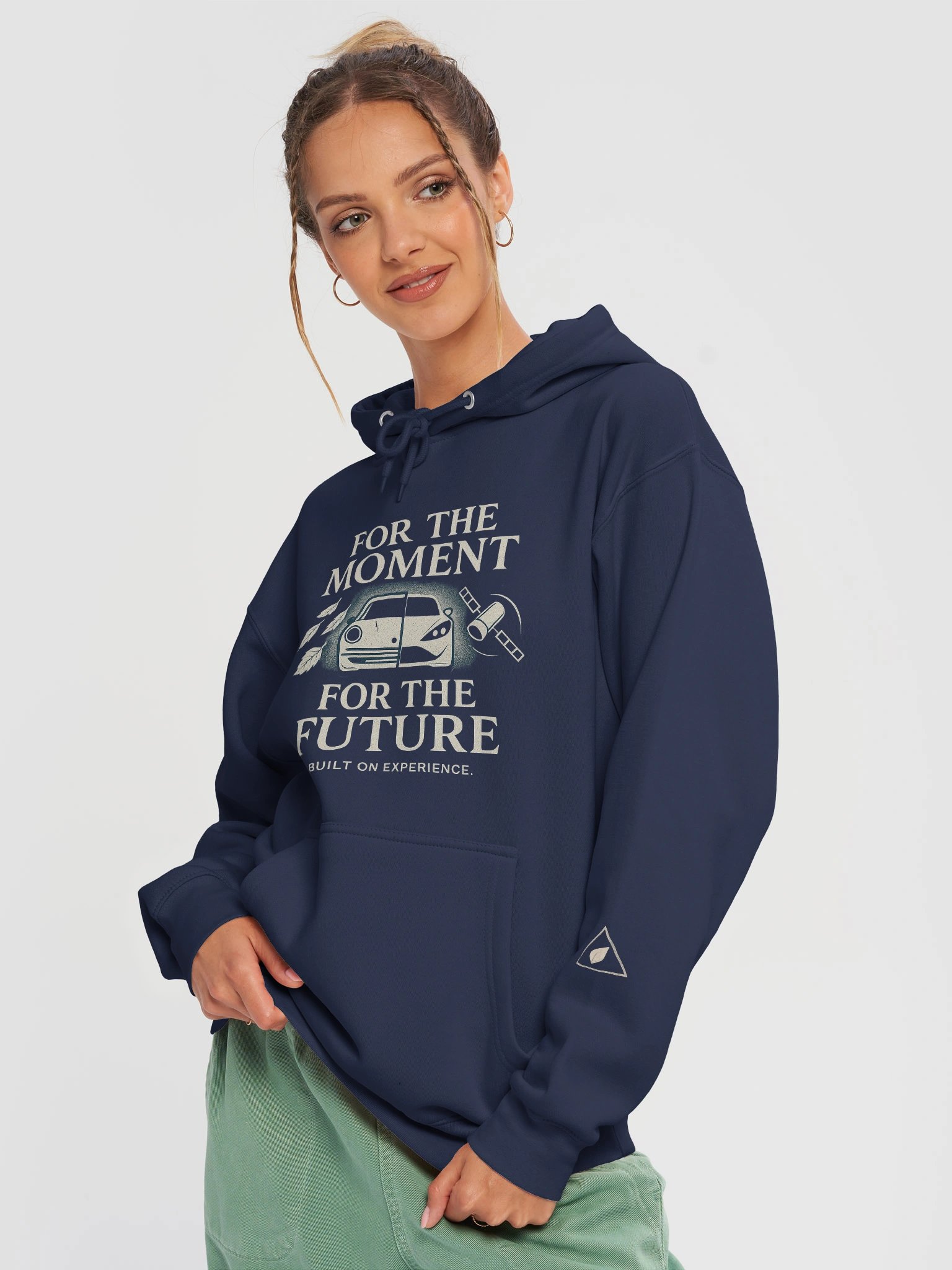 FOR THE MOMENT / FOR THE FUTURE Hoodie — Premium Fit product image (5)