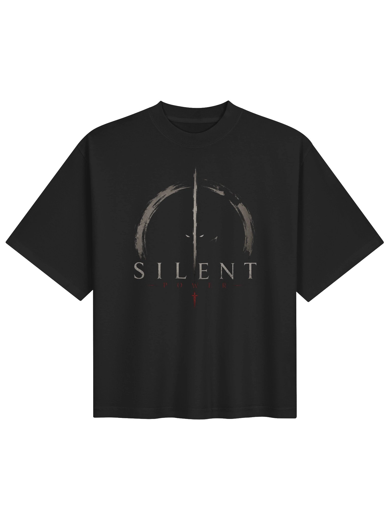 Silent Power. - Heavyweight Oversized Tee product image (1)
