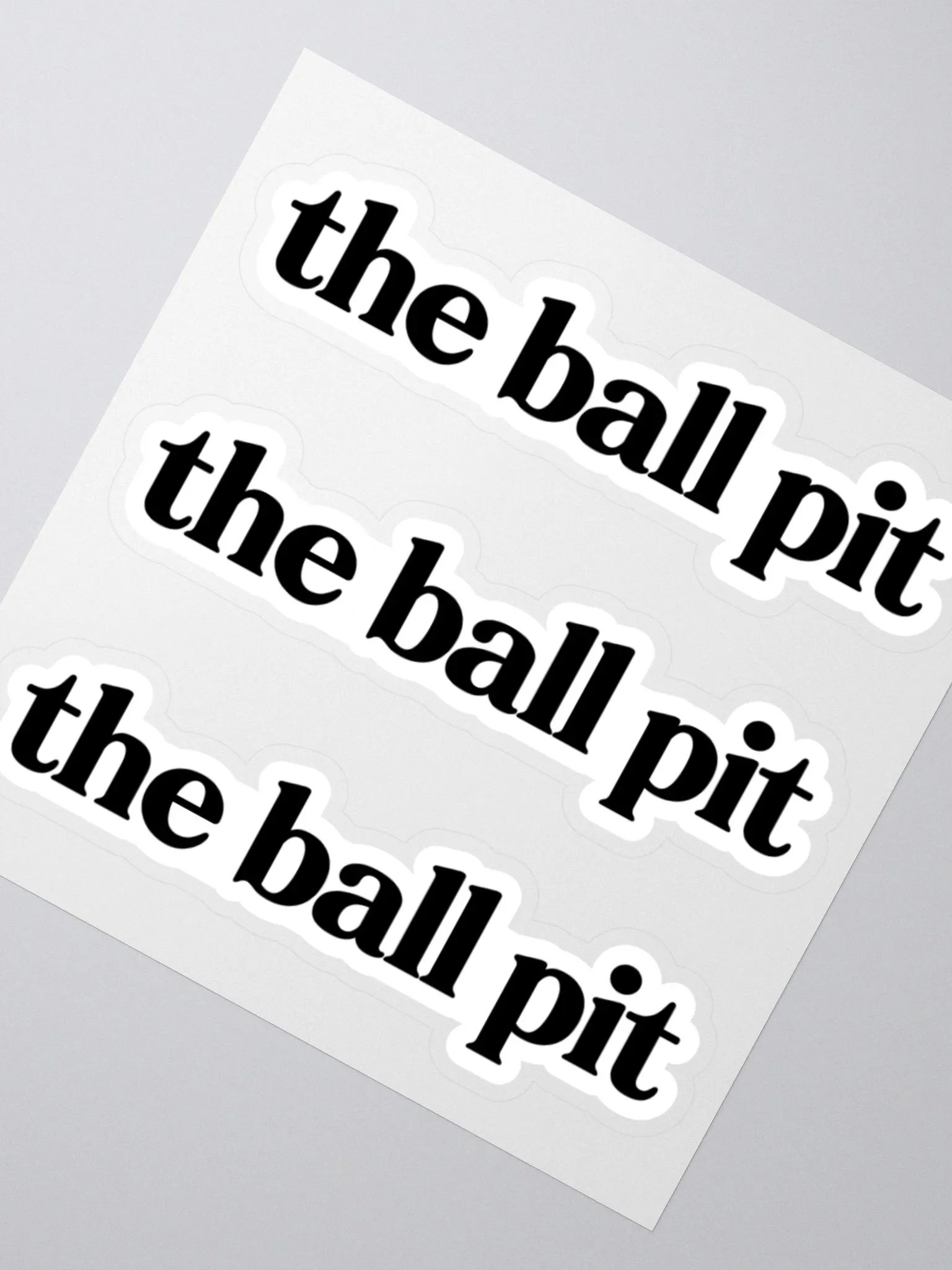 the ball pit - Classic Sticker Sheet product image (2)