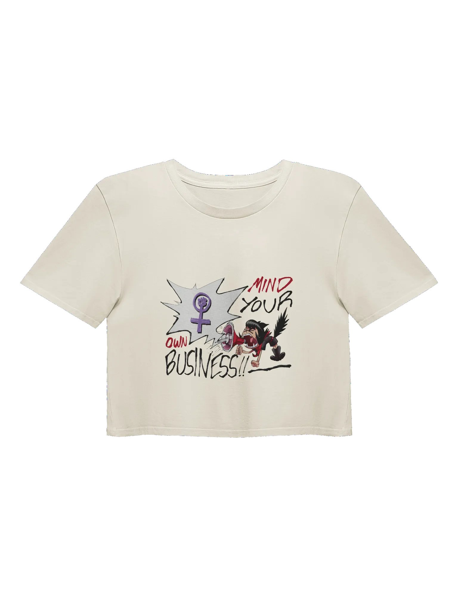 Alunya - “Mind Your Own Business!!” Crop Top product image (1)