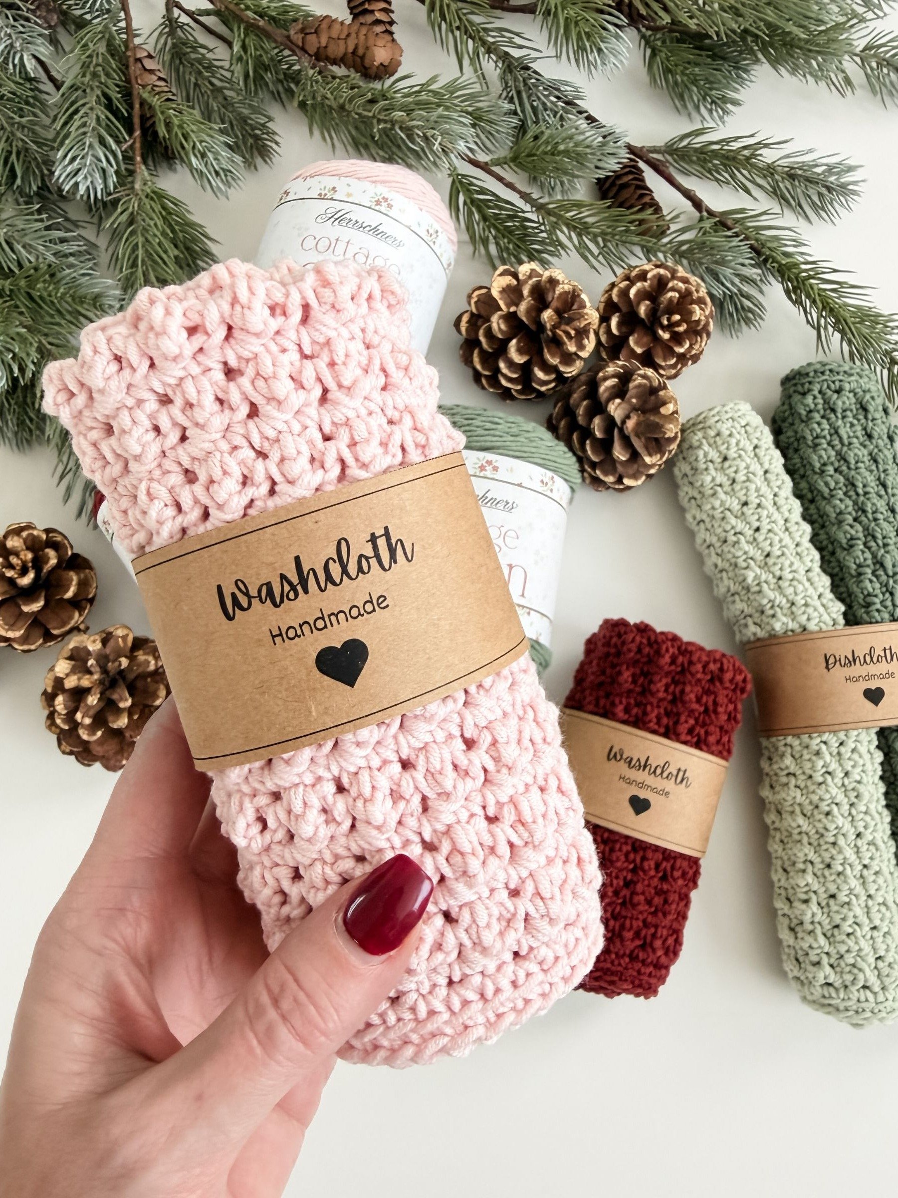 Winterberry Dishcloth Crochet Pattern product image (7)
