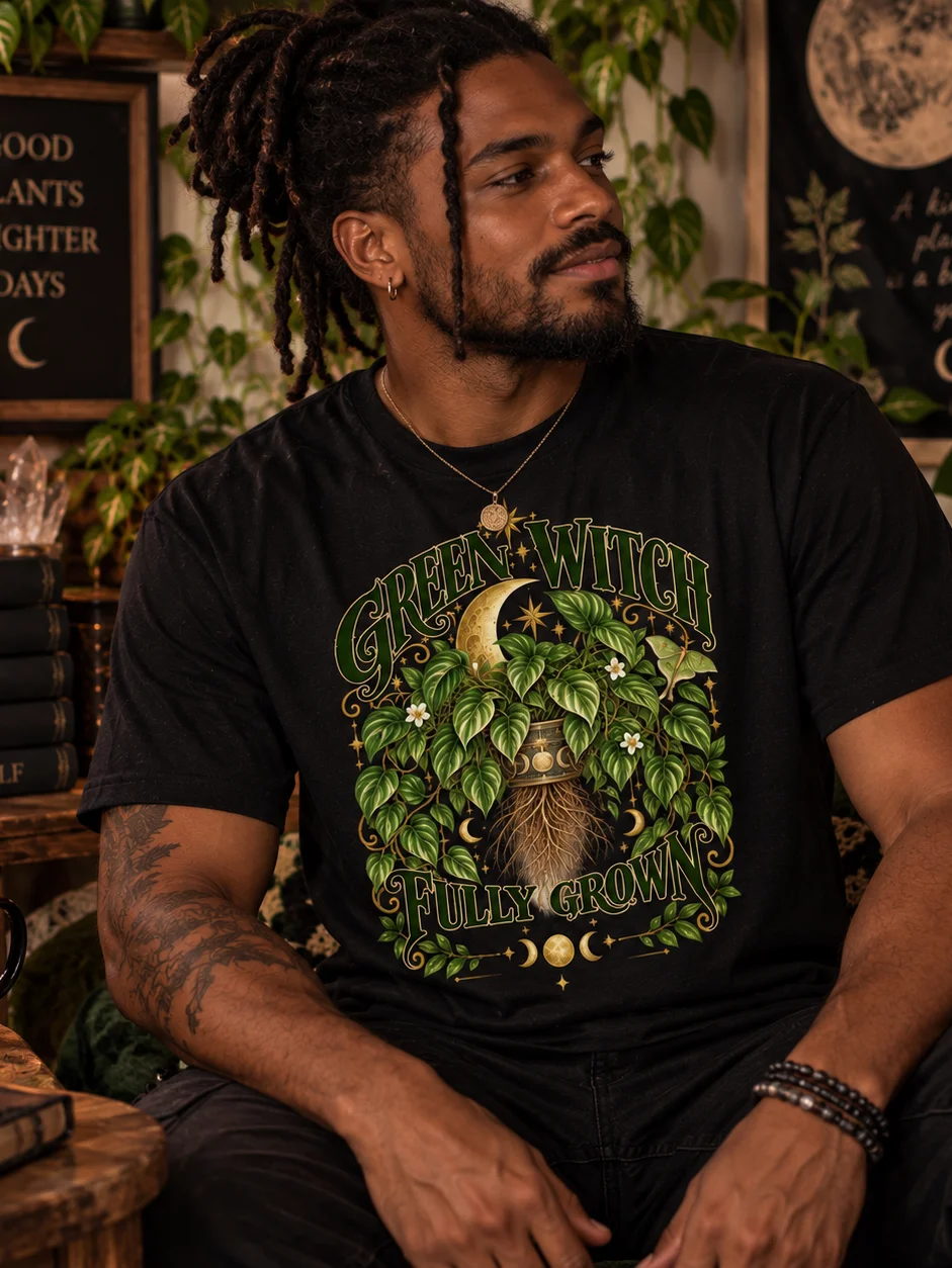 Green Witch — Fully Grown Heavyweight Tee product image (1)