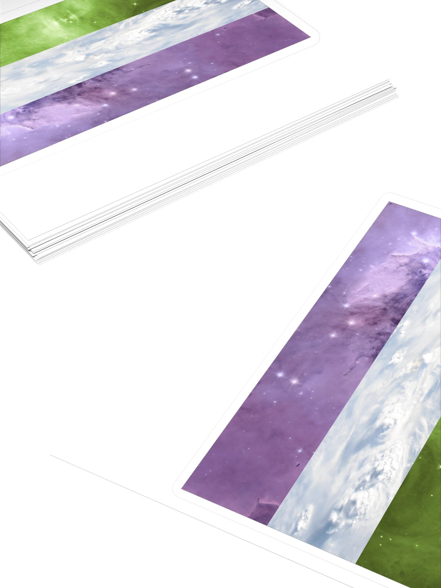 Genderqueer Space Pride Sticker product image (4)