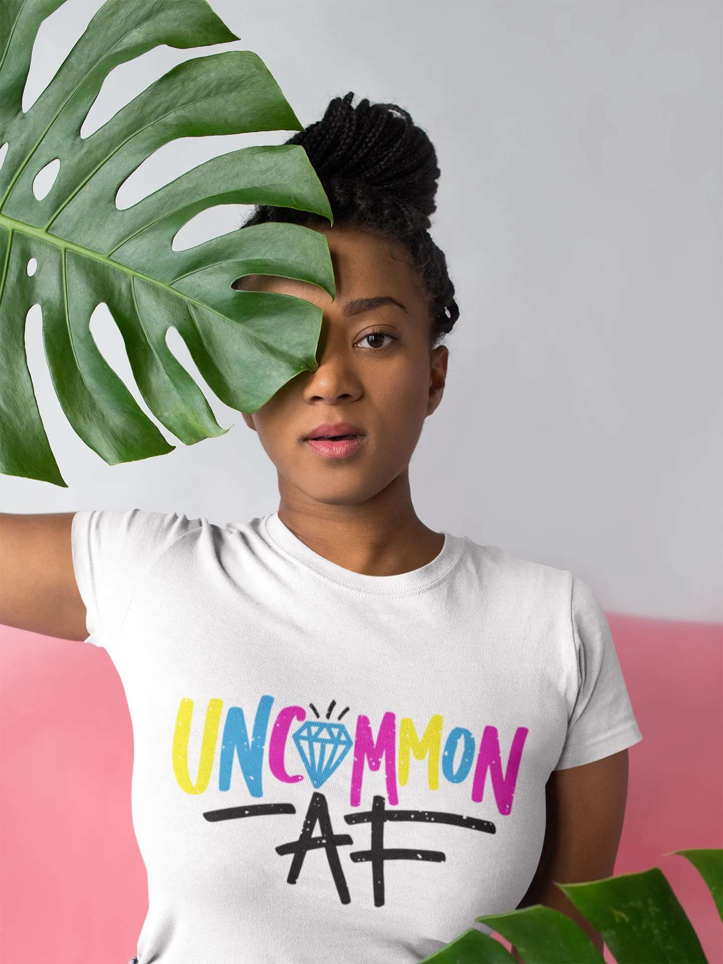 Uncommon AF (Beyond Basic) - White Tee product image (1)