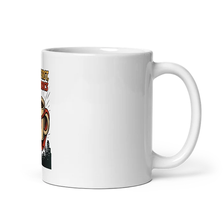 "Coffee First, Then Heroics" Superhero Ceramic Mug product image (2)