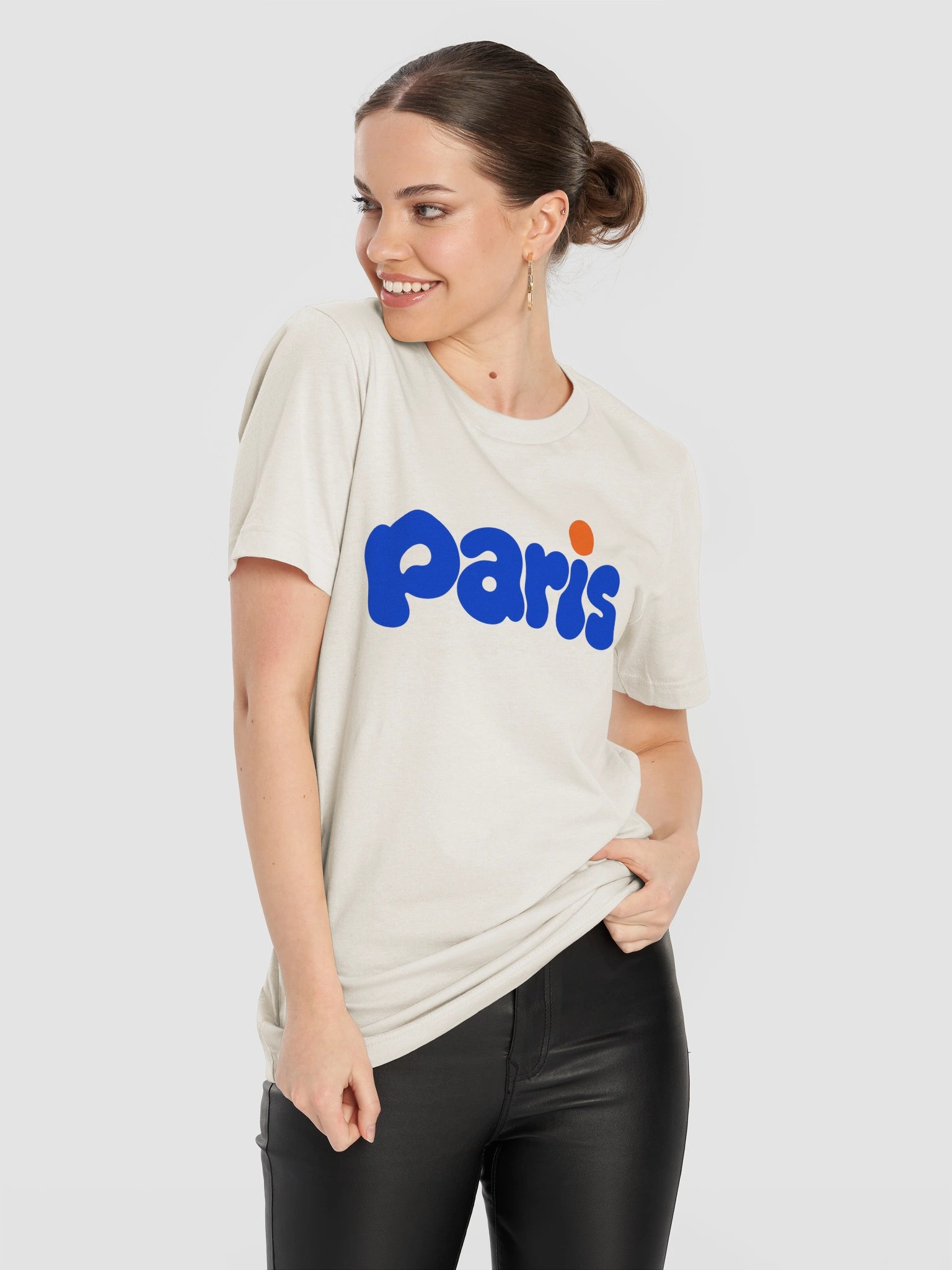 Paris Blue Lettering Tee product image (11)