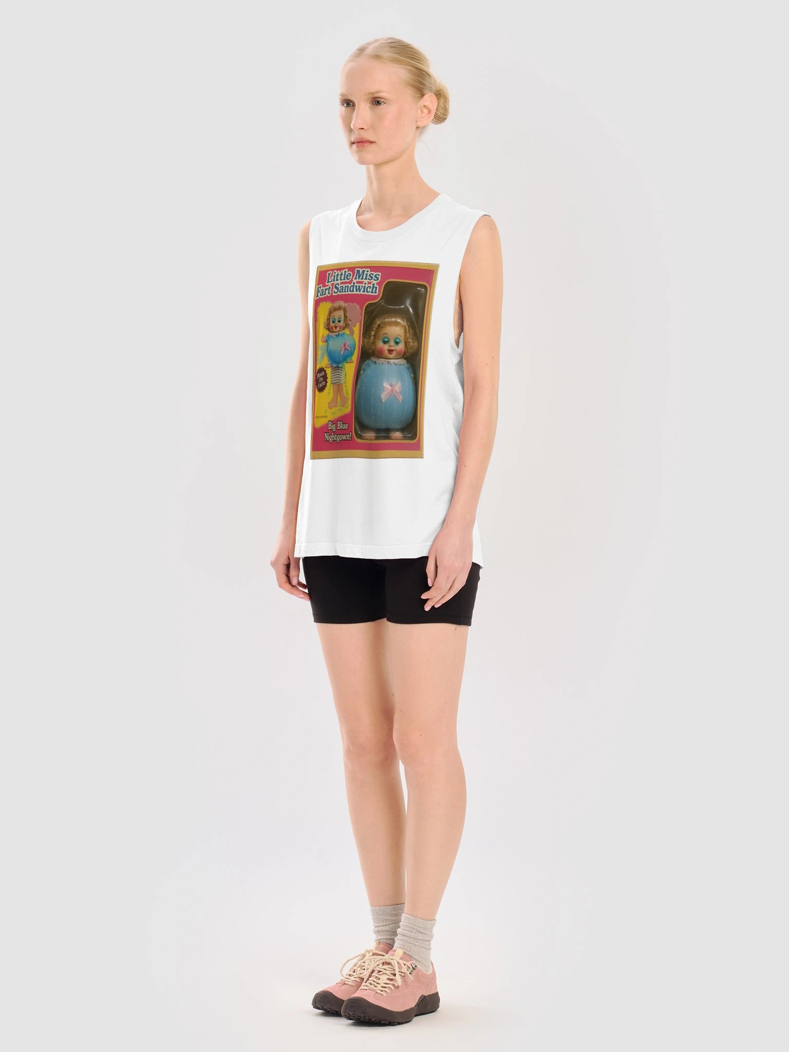 666 Toys | Little Miss Fart Sandwich | Bella+Canvas Unisex Muscle Tank product image (2)