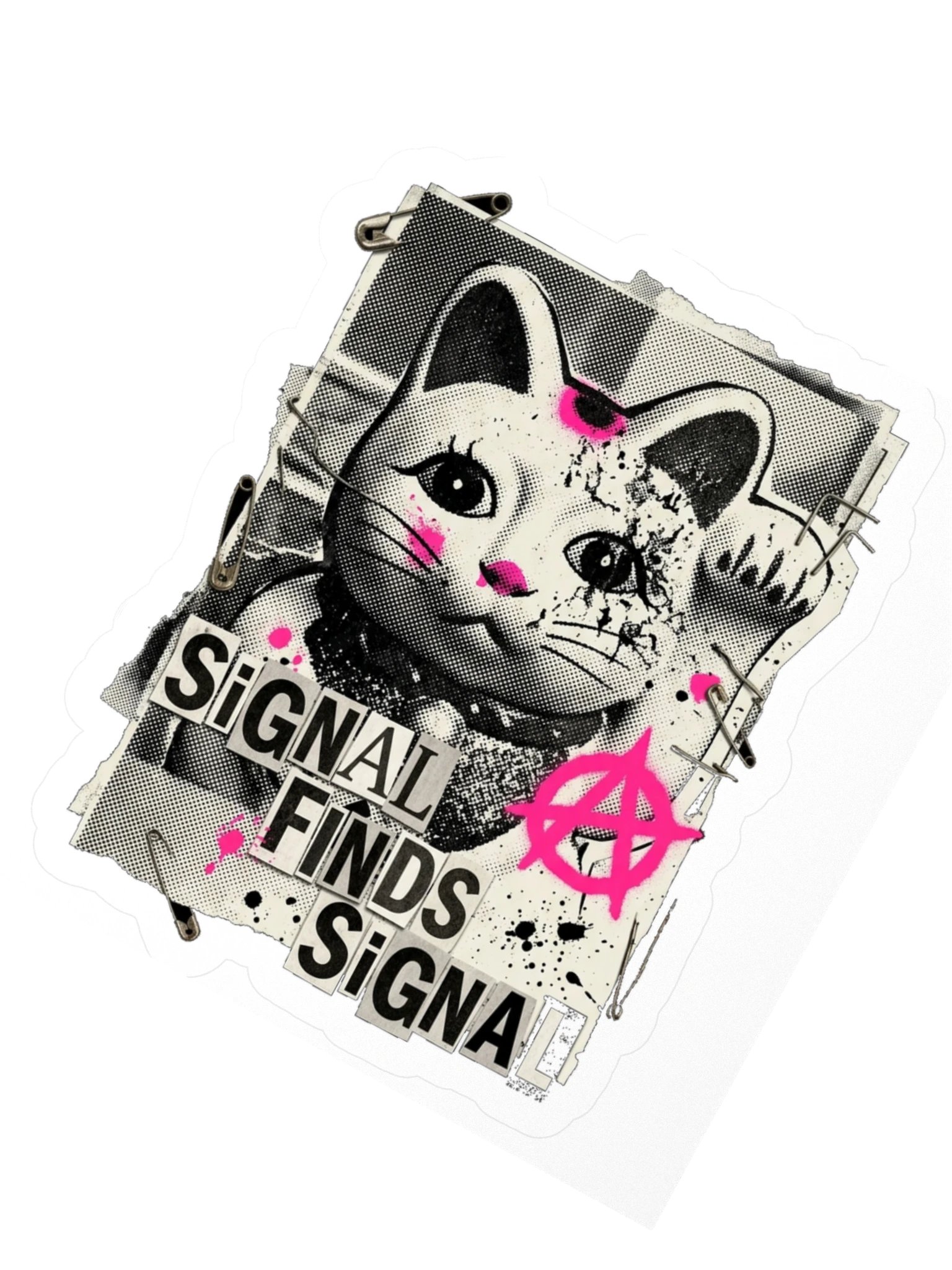 Static Cat — Sticker product image (2)