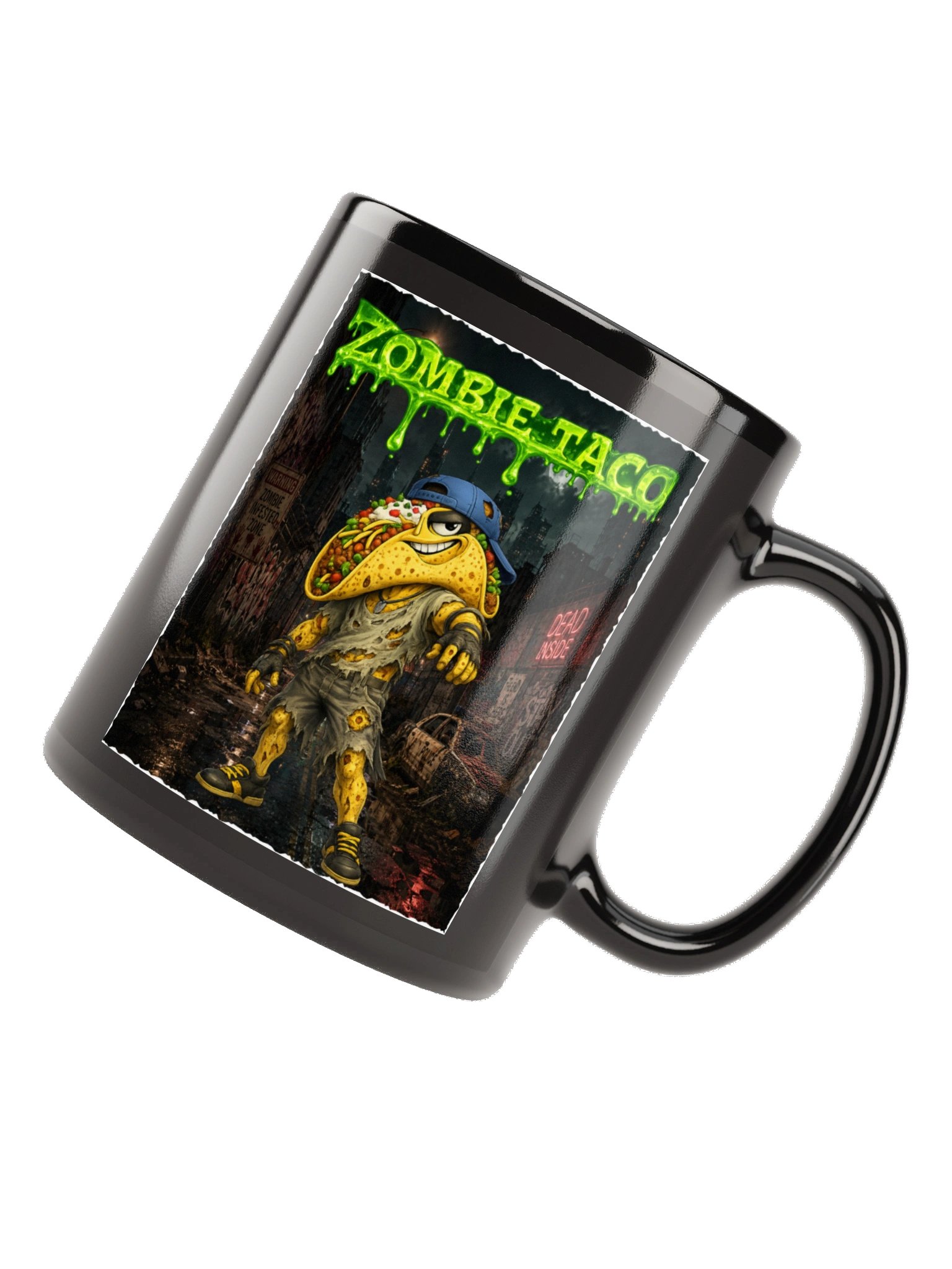 Zombie Taco Black Mug - The Taco family product image (11)