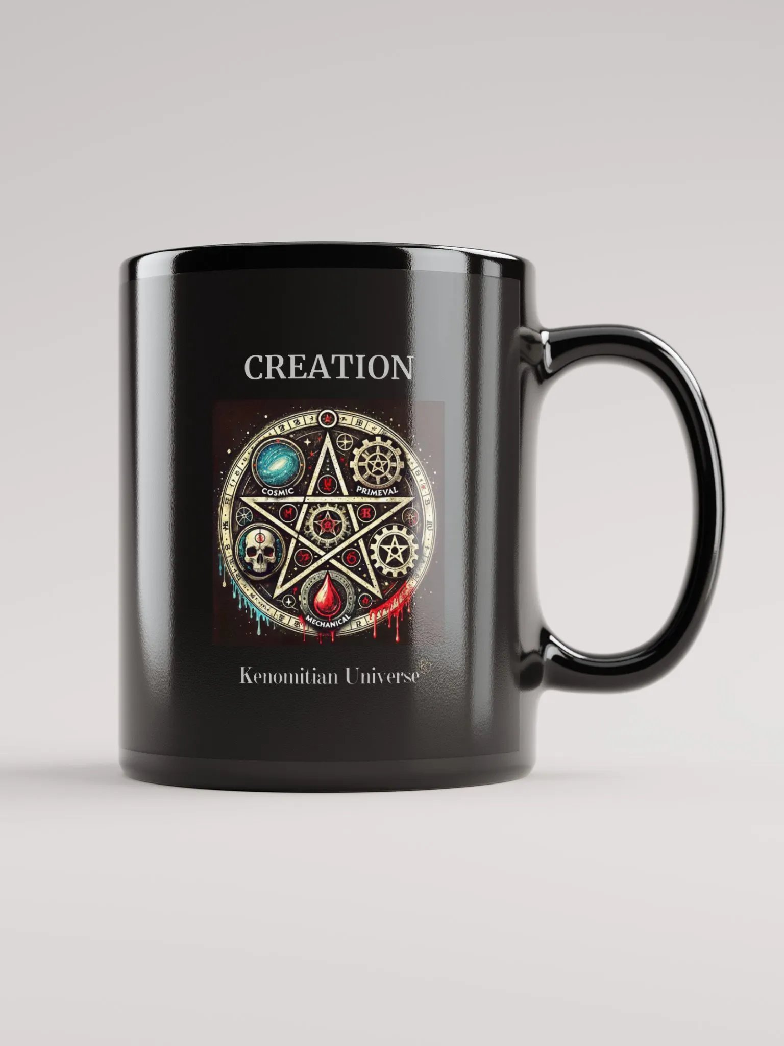 Creation | Black Glossy Mug product image (1)