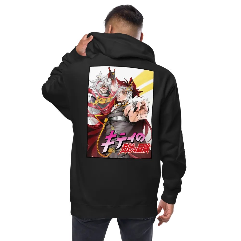 Embroidered Kitty's Adventure Zip-Up Hoodie - color product image (4)