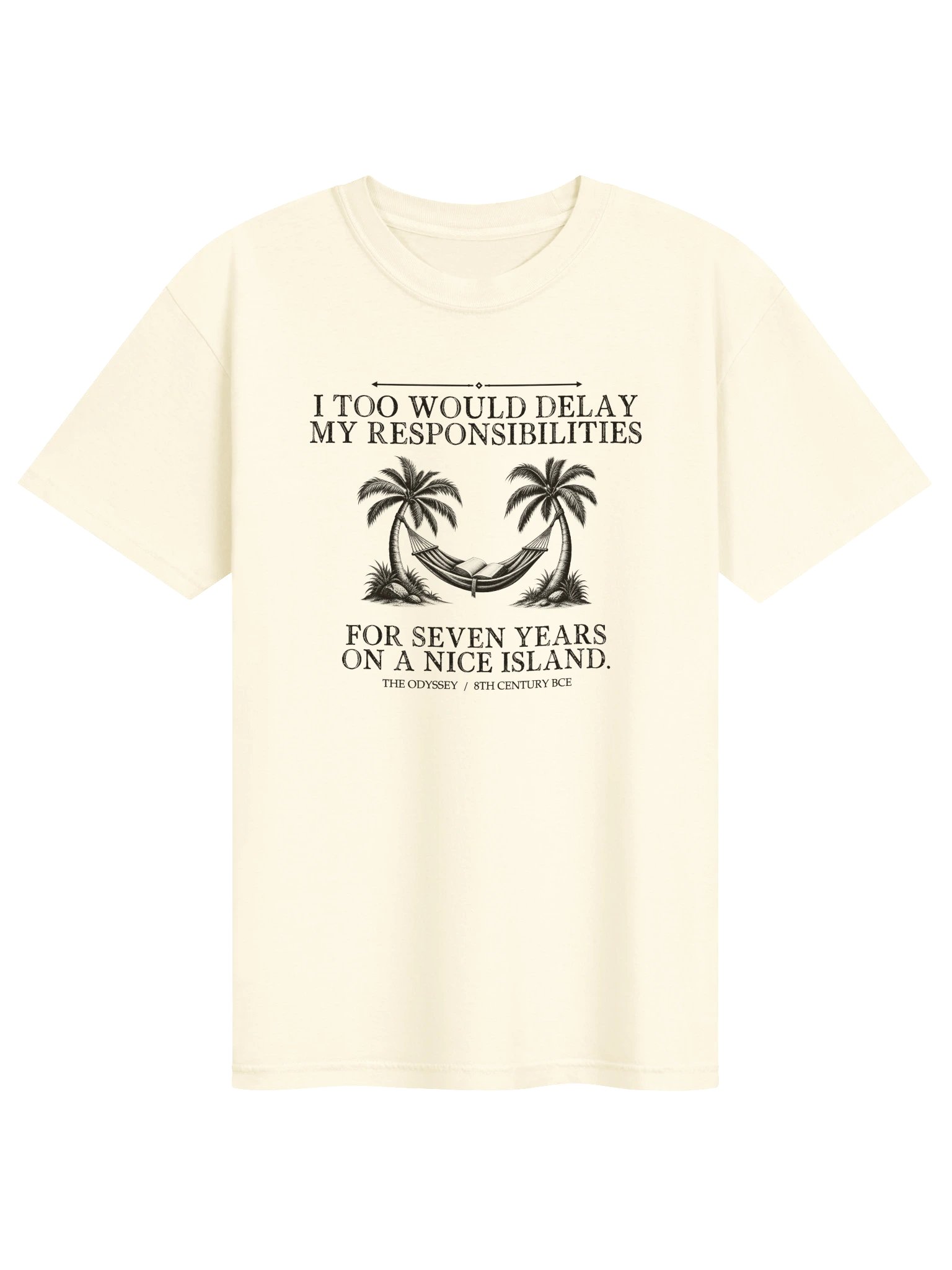 Delay Responsibilities Island -- The Odyssey Tee (Light) product image (1)