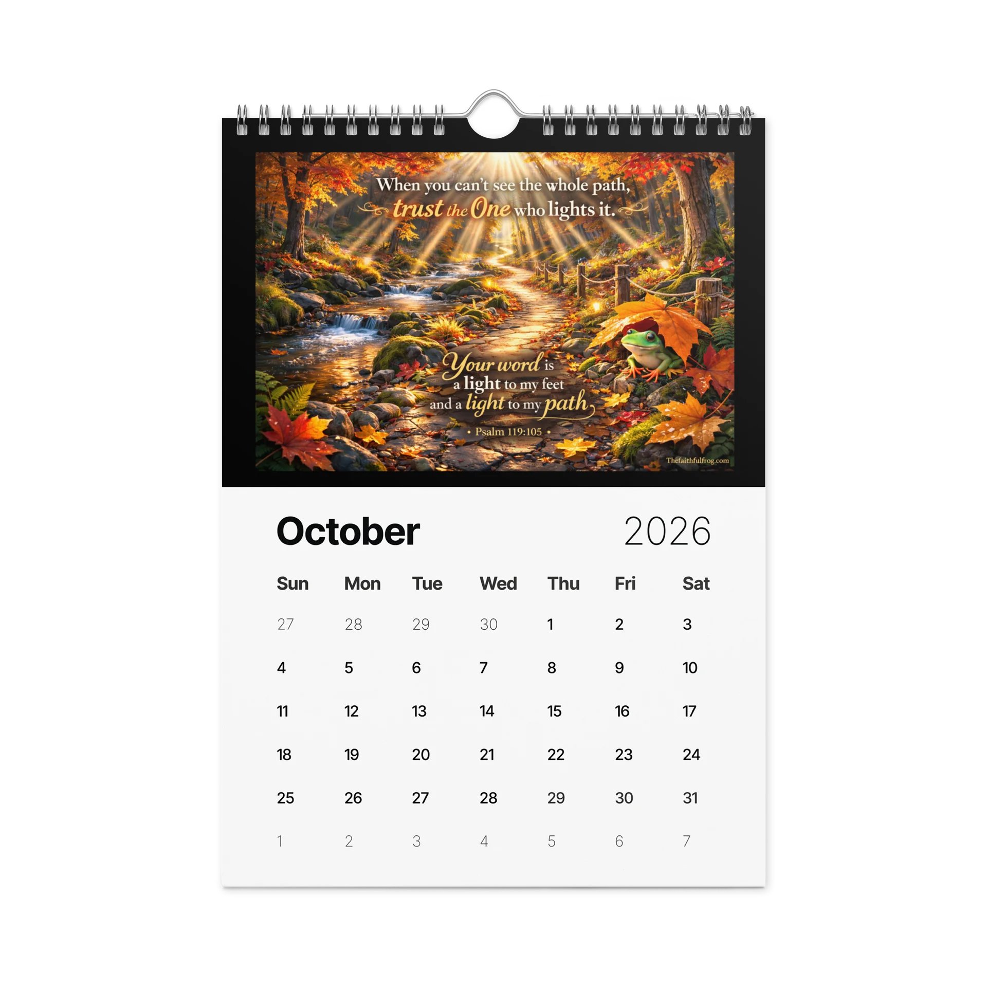 Heaven's Artwork 2026 Wall Calendar product image (12)