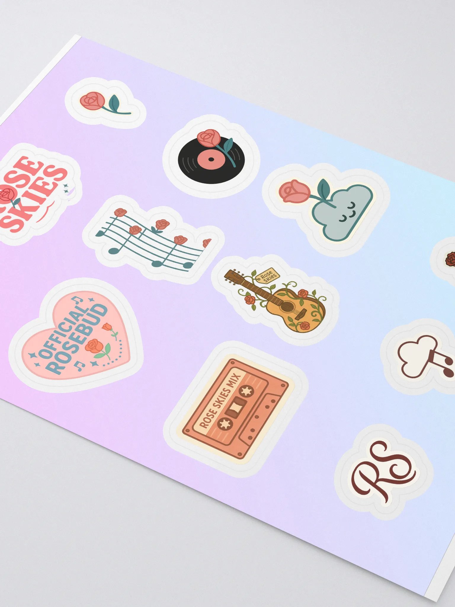 Musical Blooms Sticker Sheet product image (2)