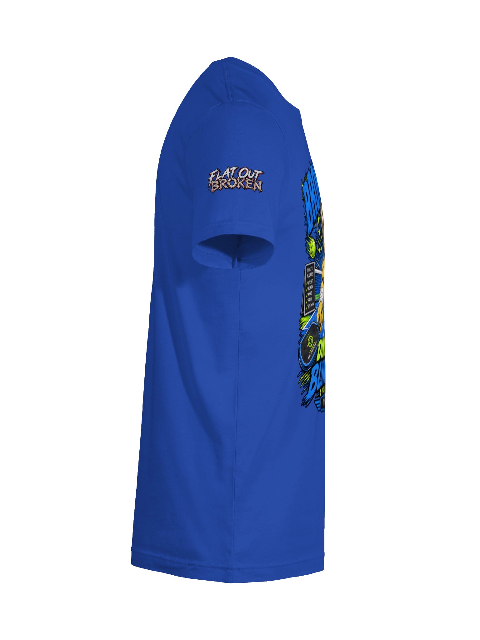 FLAT OUT BROKEN™ — DINK HARD. BLINK LATER. — T-SHIRT product image (40)