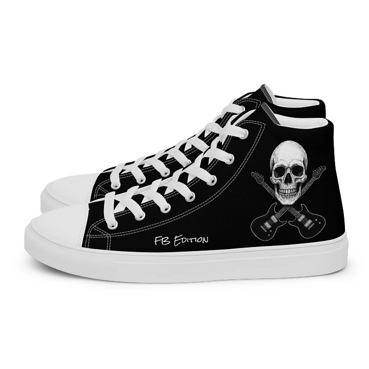 Skull with Guitars FB Edition High Tops product image (1)