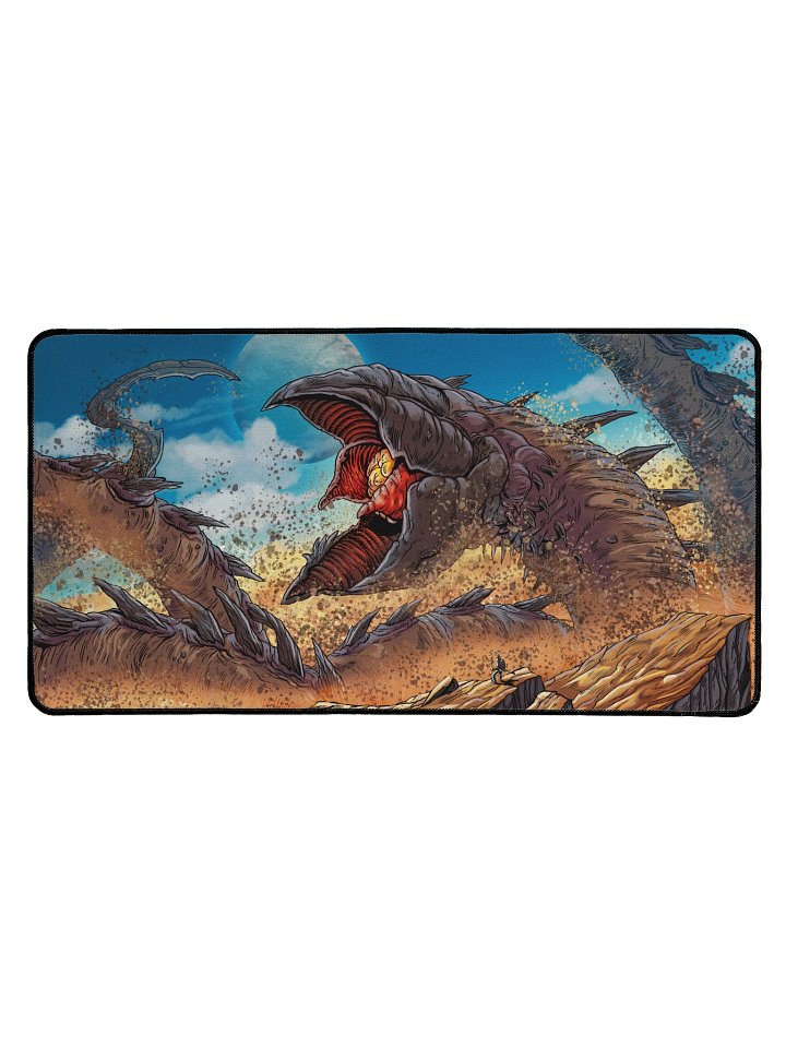 'Wurm' Hand Drawn Playmat by DarkSideTokens! product image (1)