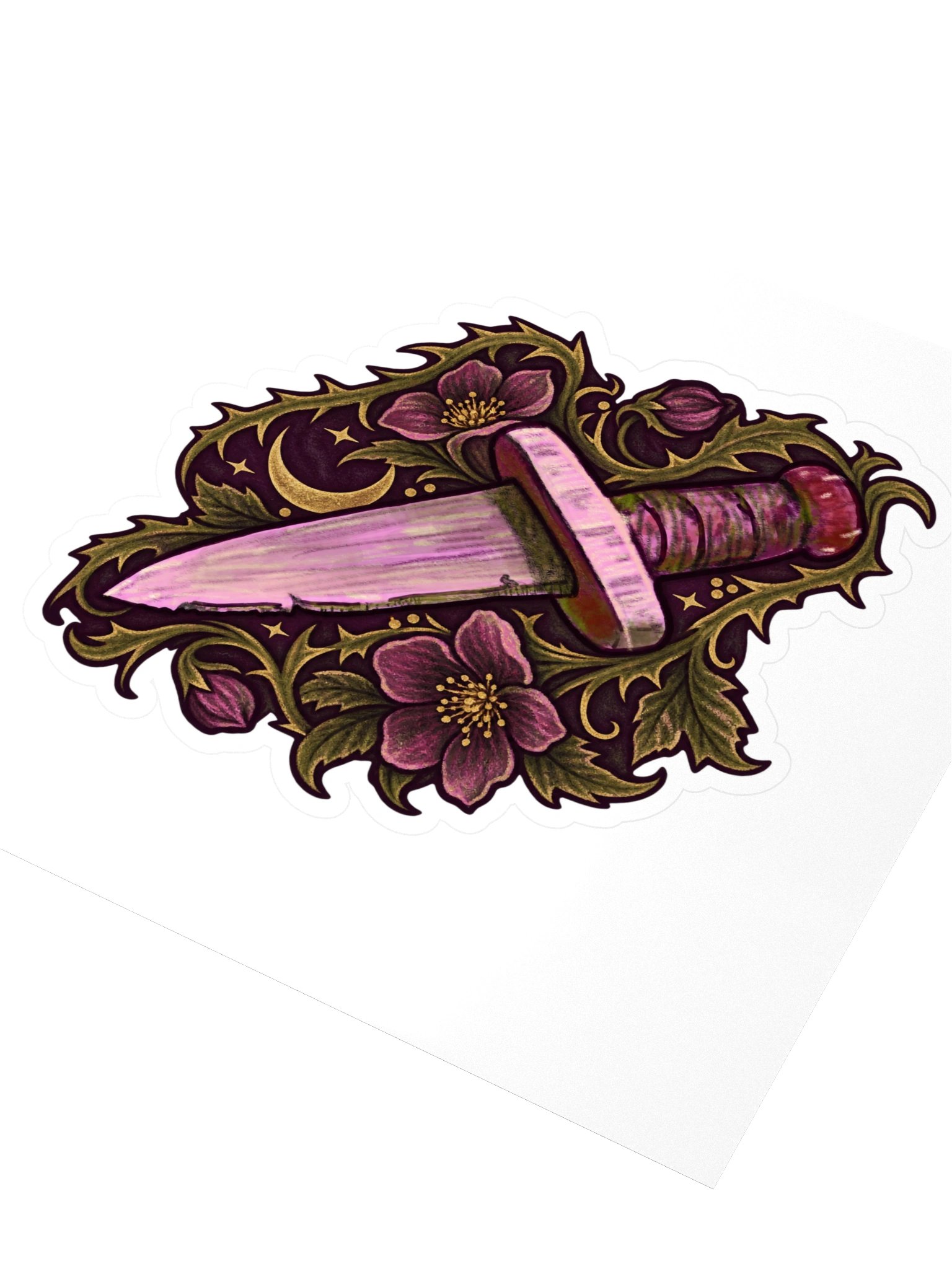 Mystic Crystal Vine Kiss Cut Sticker product image (3)