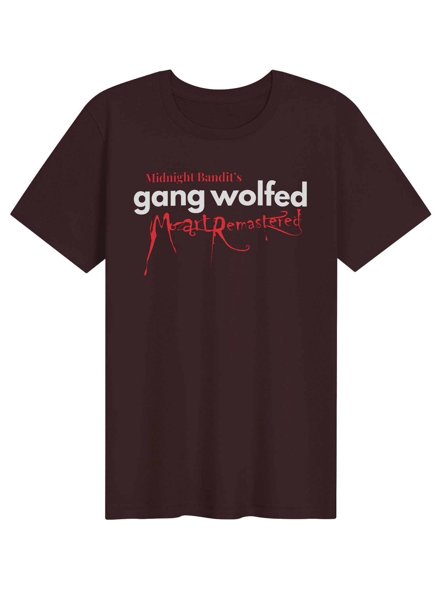 Midnight Bandit - Gang Wolfed: Mozart Remastered Bison Blood T-Shirt product image (1)