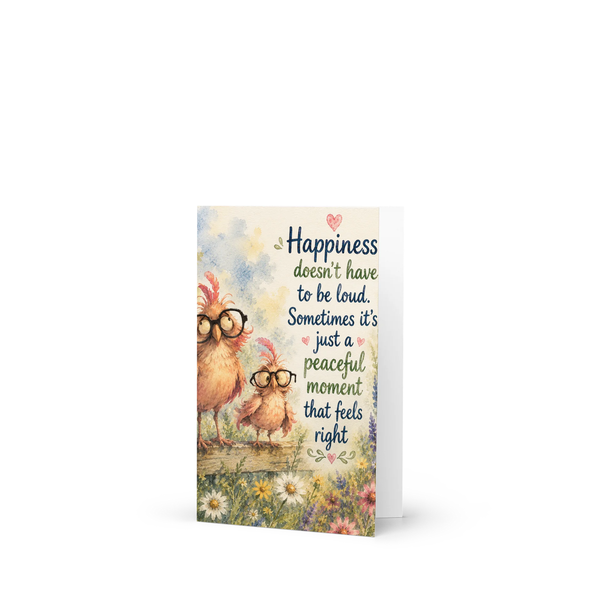 Happiness Crazy Bird Greeting Card product image (1)