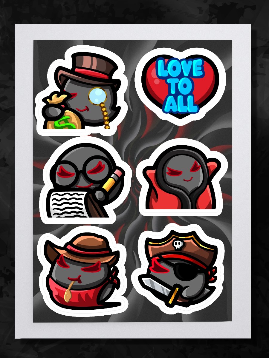 Emote Sticker Sheet 4 product image (4)