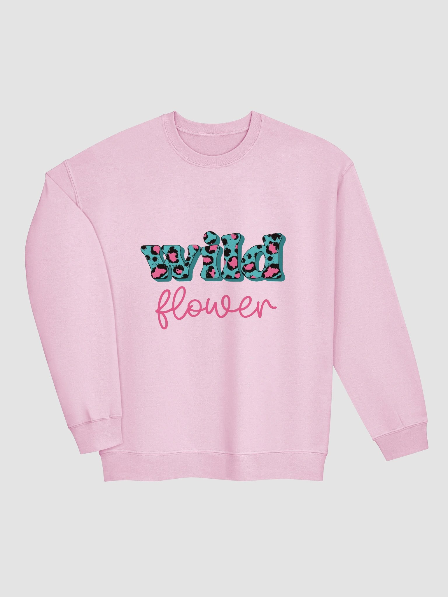 Wild Flower Leopard Print Sweatshirt product image (15)