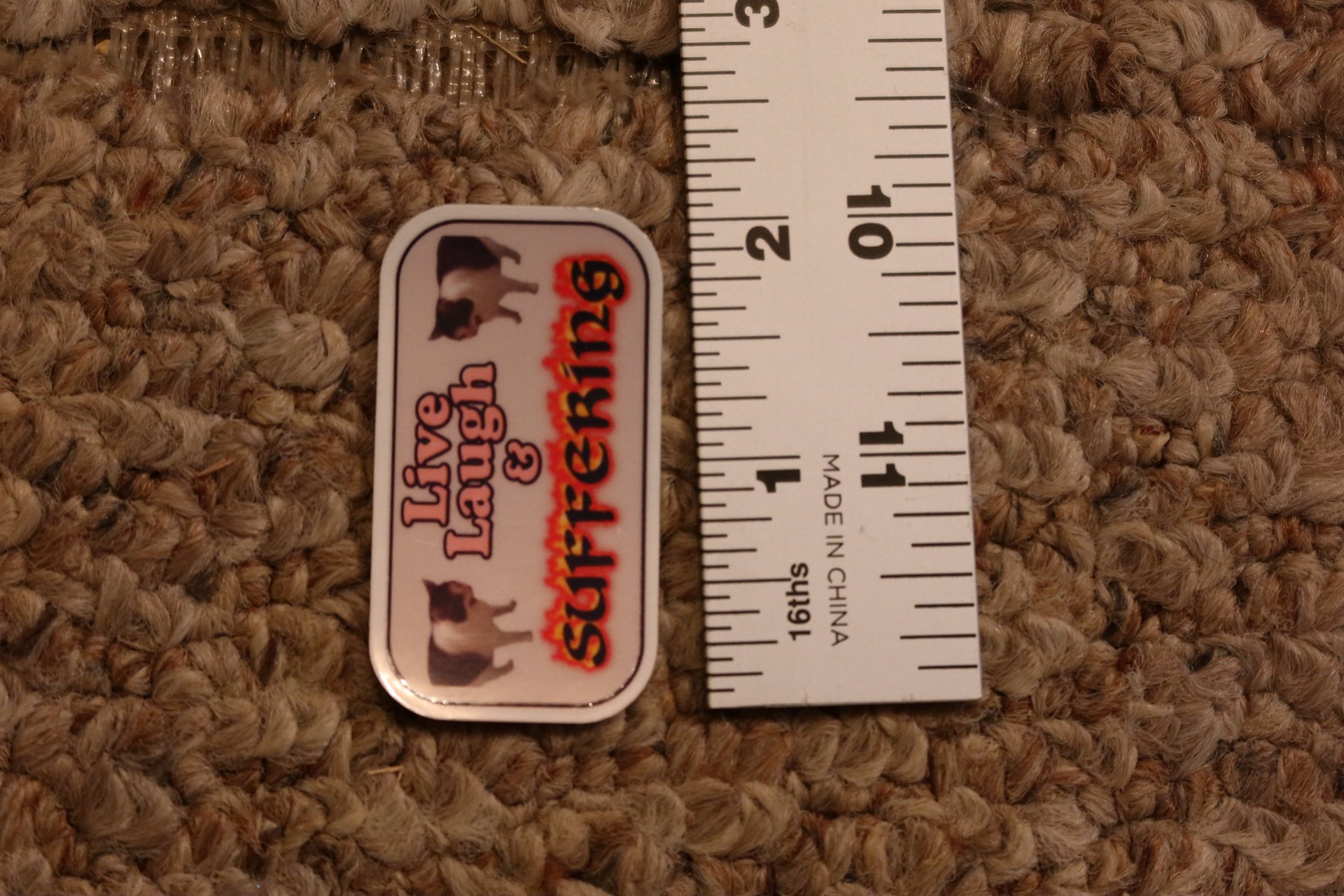 Live, Laugh, and Suffering sticker product image (2)