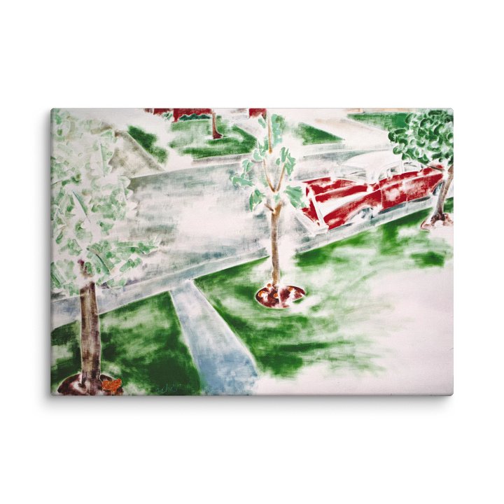 On the Road with No Memory (1985) (28" x 40") on canvas product image (1)