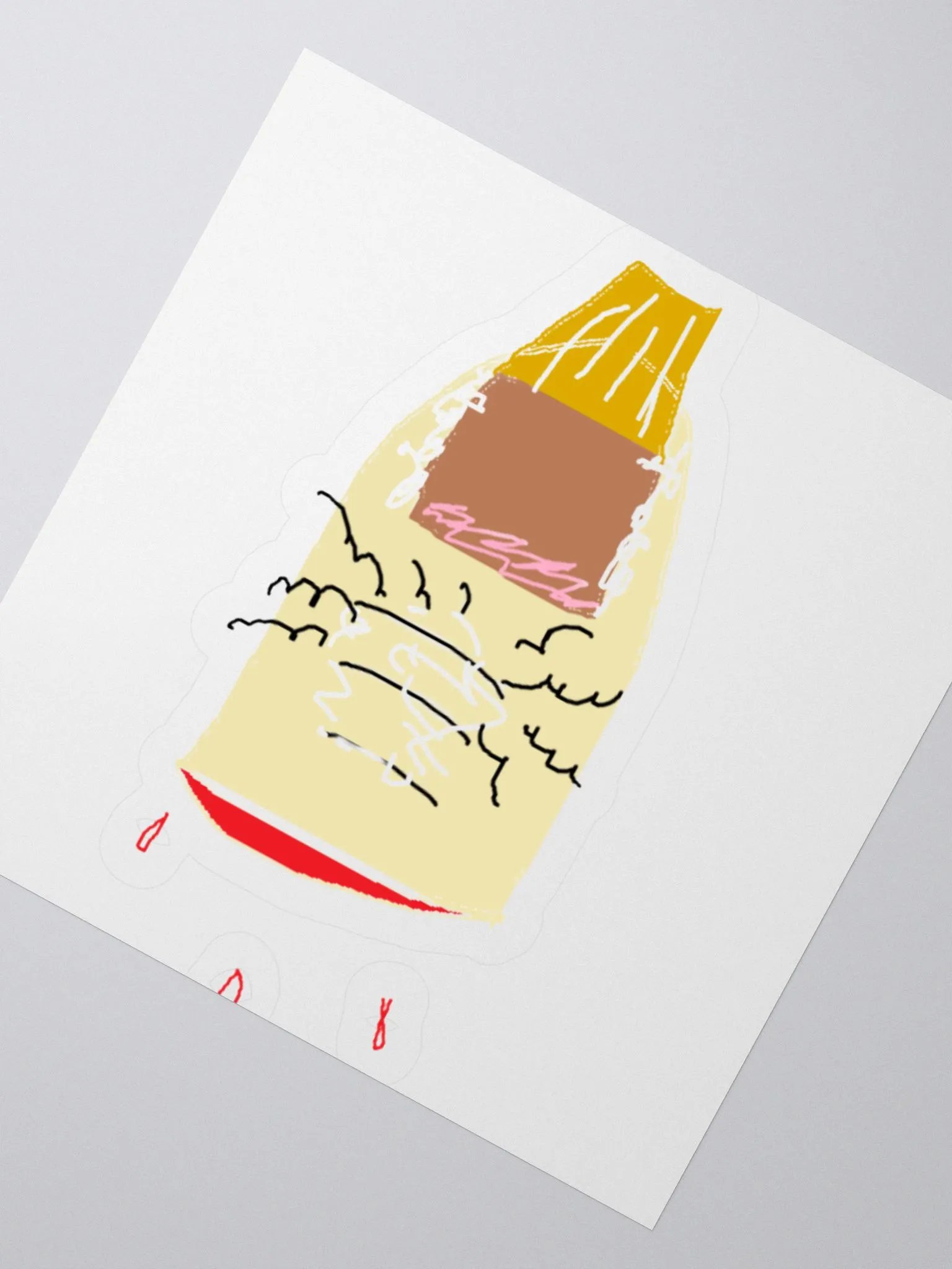 Gross Toe Sticker product image (3)