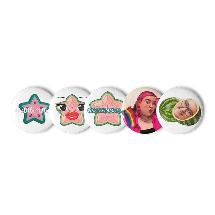 EstellaMStone x StarMelons 5 Pin Set product image (1)