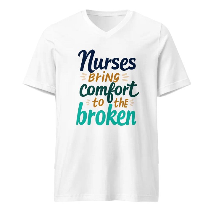 Comforting Nurses V-Neck Tee product image (5)