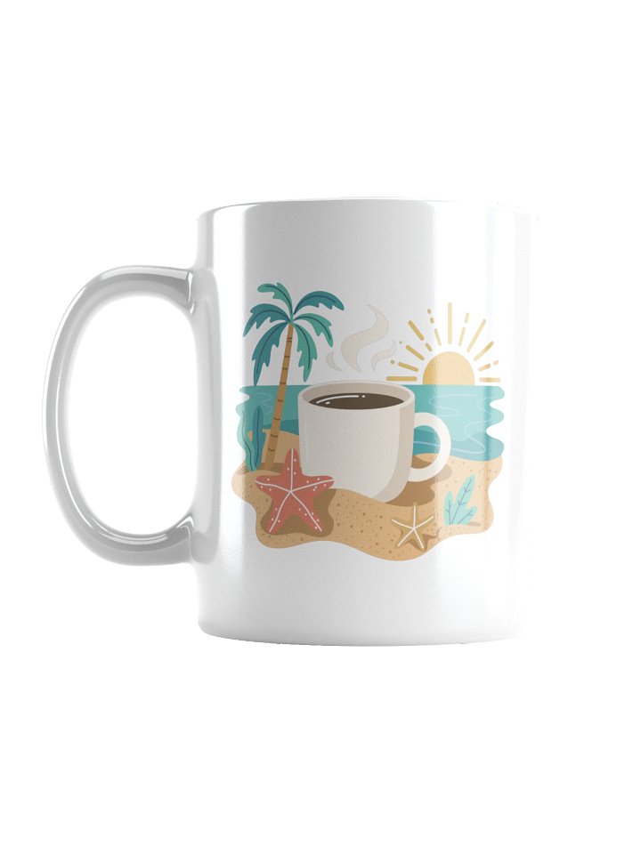 Sunrise Sips Beach Coffee Mug product image (1)