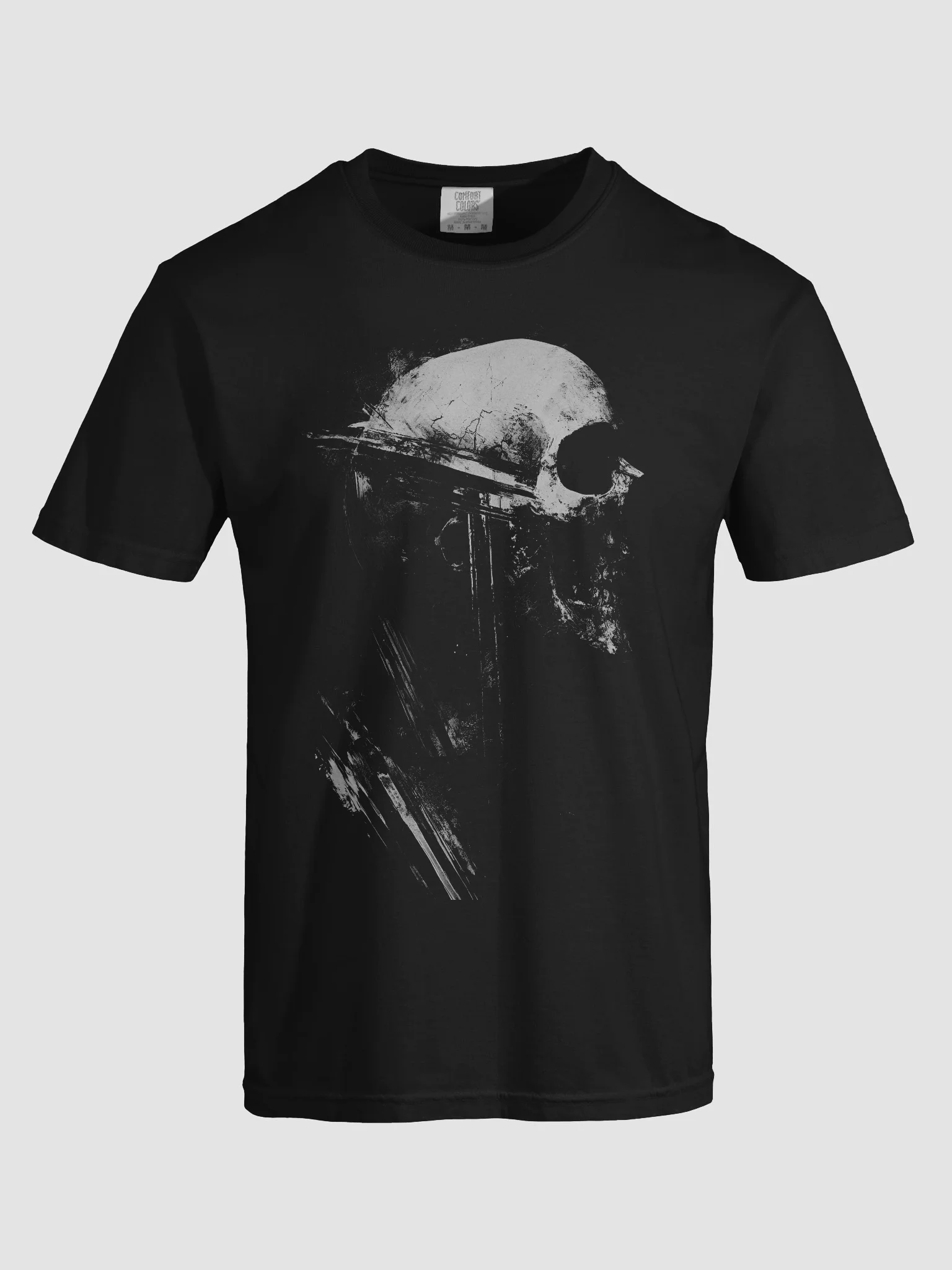 Raven Skull Black Short-Sleeve Graphic T-Shirt product image (7)
