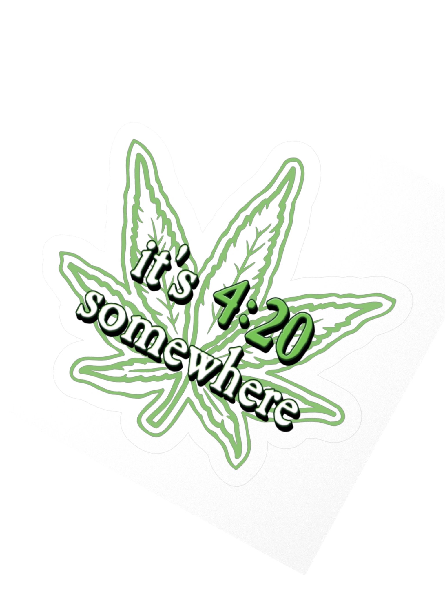 It's 4:20 Somewhere Sticker product image (3)