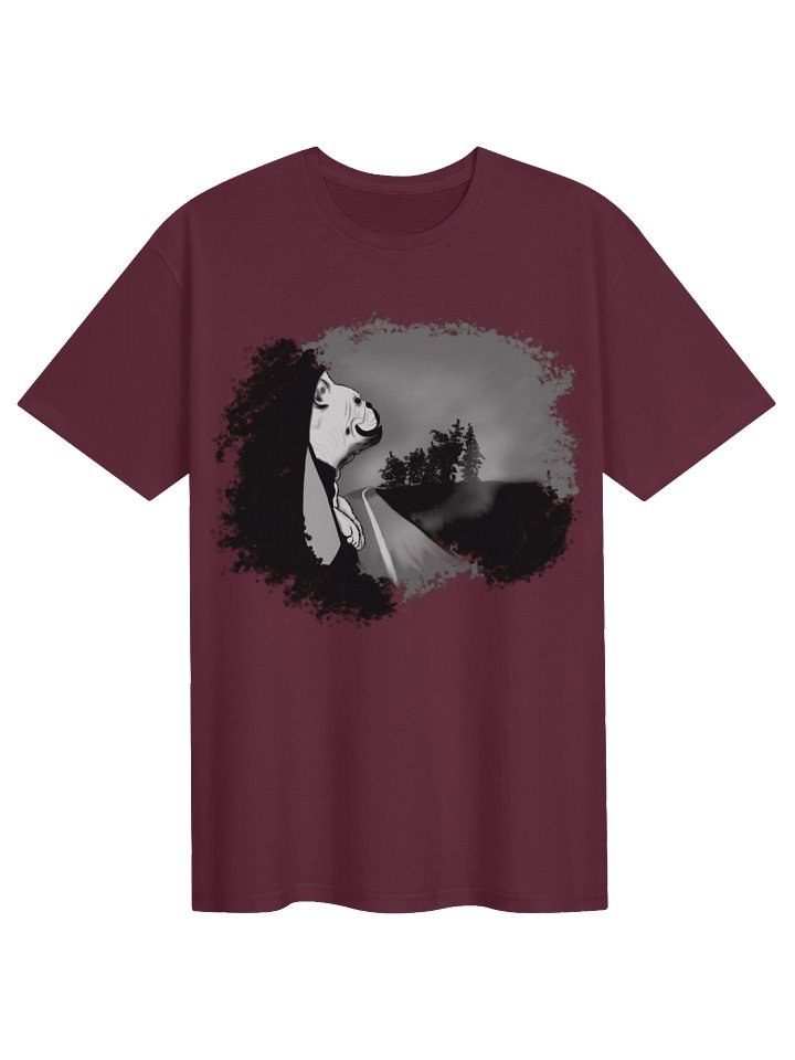 Dog (looking out car window) T-Shirt. Unisex Gildan Softstyle T-Shirt product image (1)
