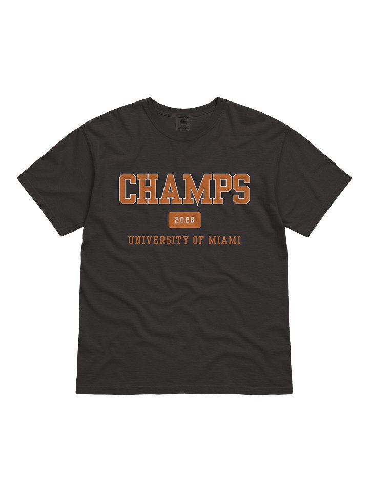 University of Miami Premium Heavyweight Crewneck T-Shirt product image (1)