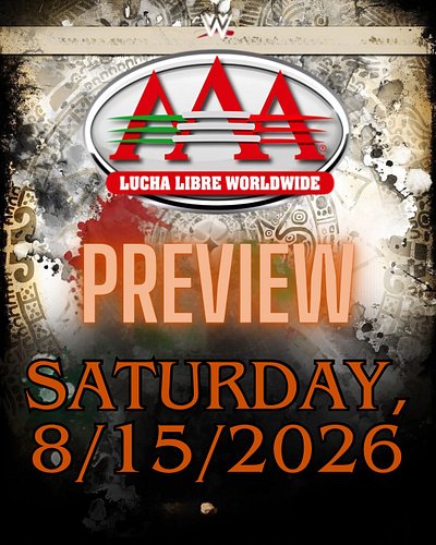 🇲🇽 AAA — TONIGHT! 🔥

🏆 AAA World Cruiserweight Title: Rey Fenix (c) vs. Noisy Boy
💥 Roman Reigns Challenger Tournament: Psych...