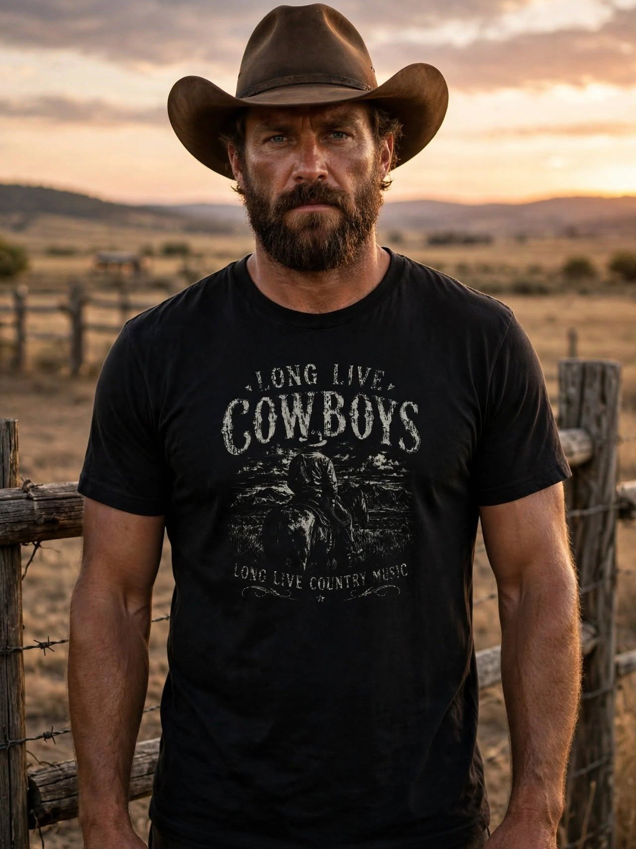 Long Live Cowboys Western Tee product image (1)