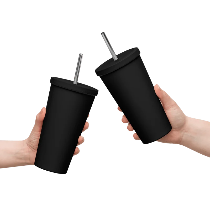 Trade Offer Human-Cat Meme Insulated Tumbler with a Straw - Multicolor product image (7)