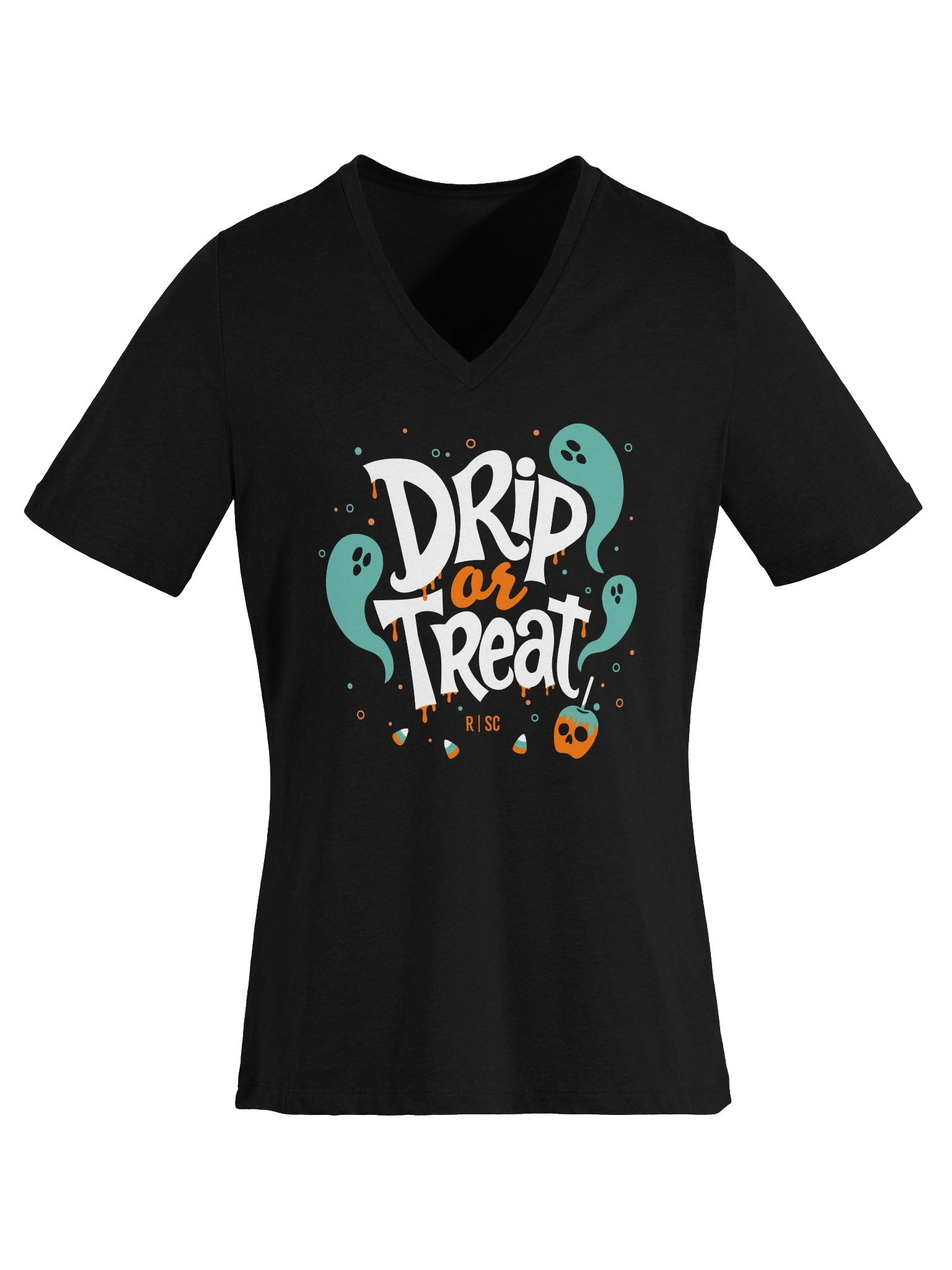 Drip or Treat V-Neck Tshirt product image (5)
