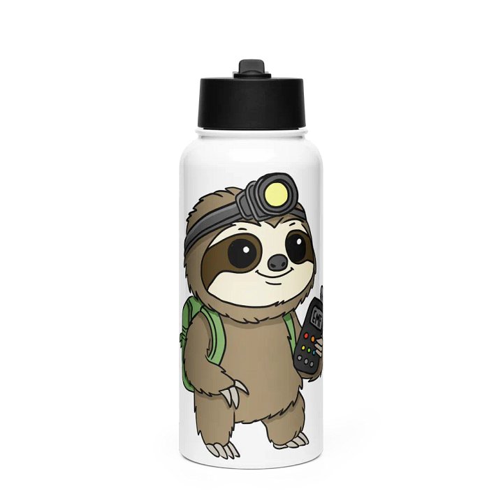 Stainless Steel Water bottle With Straw - EMF product image (1)